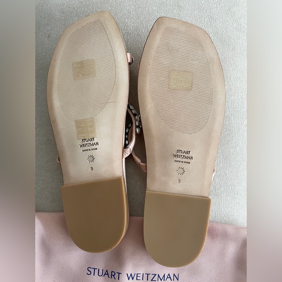 Aleena Embellished Leather Slides - Picture 3 of 3